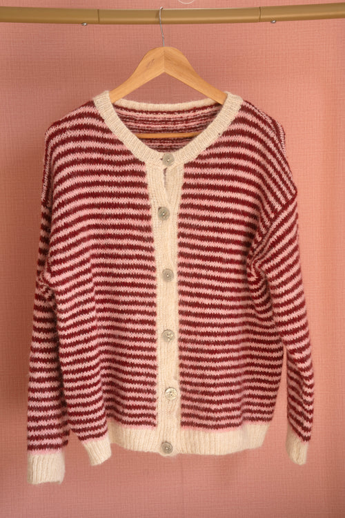 Gilet Léana Bordeaux